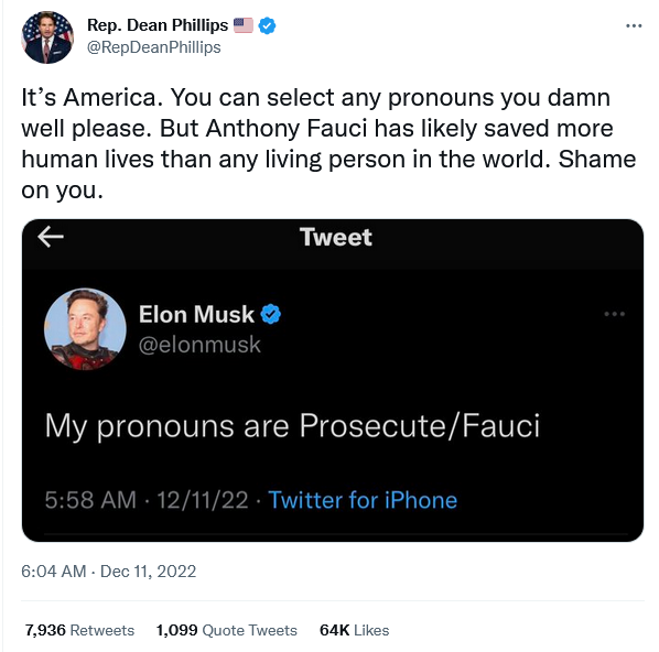 Lawmakers On Elon Musk'S Call To Prosecute Fauci 2