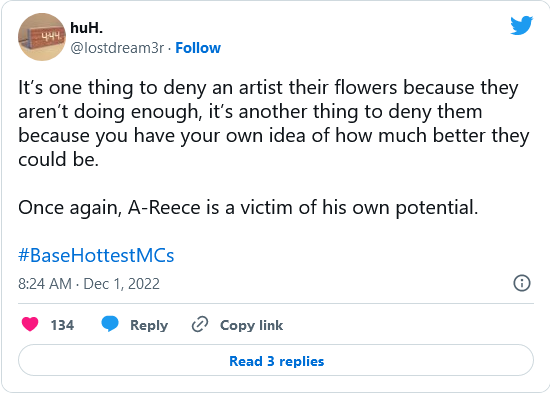 mtv bases hottest mcs 2022 list a reece fans furious with his ranking at sixth place 2022 12 02 11 07 29 ubetoo