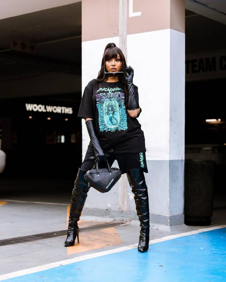 In Video &Amp; Pictures: Aka'S Girl Nadia Nakai Launches New Merch, Mother, Lynn, Celebrates 4