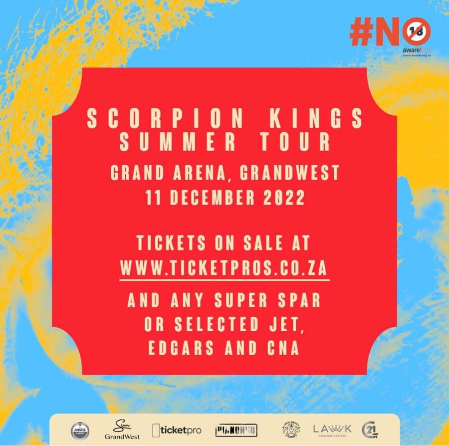 Scorpion Kings Summer Tour Kicks Off In Cape Town Next Week 2