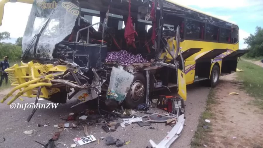 One Dead, Several Injured In Rimbi-Zebra Kiss Bus Accident On The Harare-Nyamapanda Highway, Authorities React 2