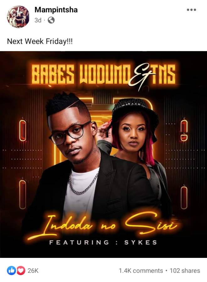Mzansi Shocked As Babes Wodumo Promotes Her Music With Mampintsha’s Facebook Account 2