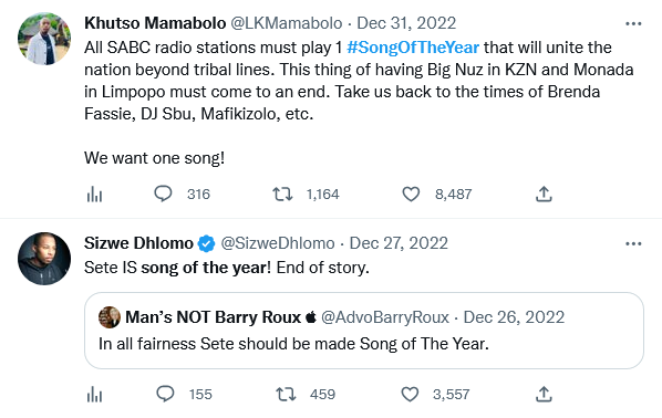 Ukhozi Song Of The Year: Controversy As Ngeke Is Declared Winner Over Sete, King Monada'S Song 2