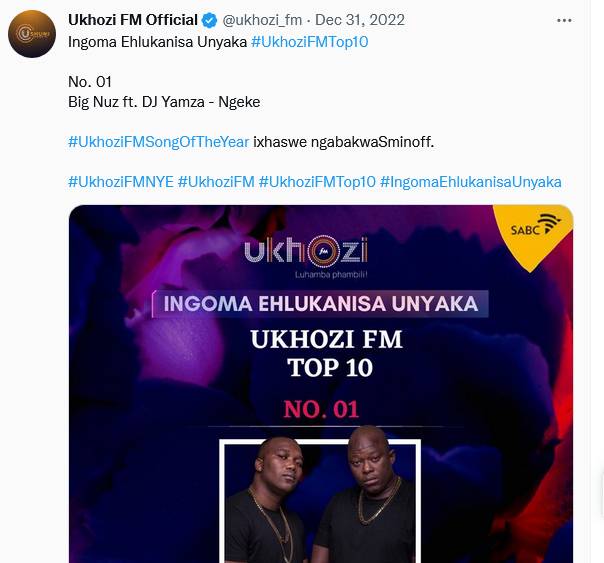 Ukhozi Song Of The Year: Controversy As Ngeke Is Declared Winner Over Sete, King Monada'S Song 6