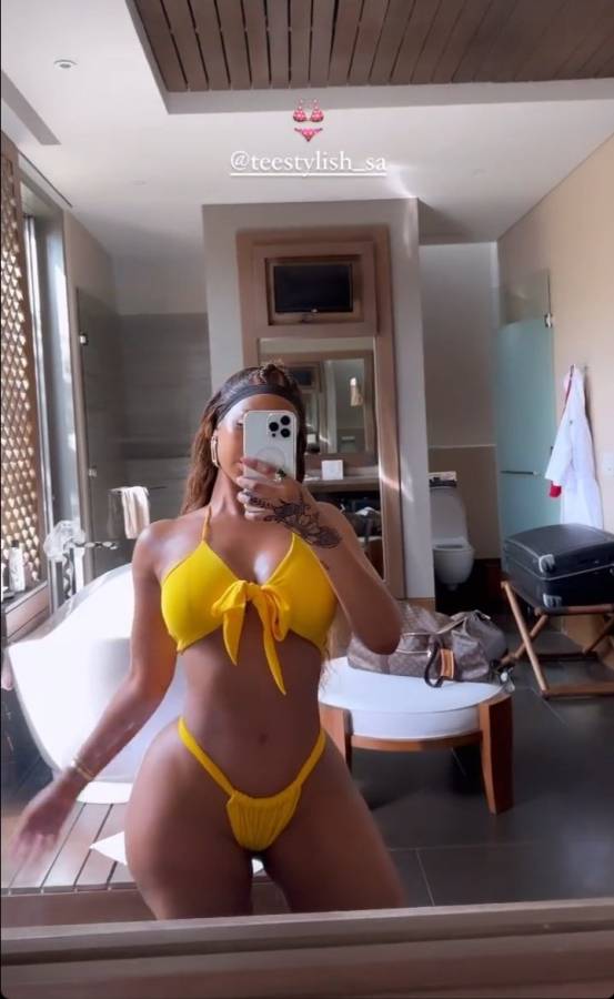 Fans Argue Whether Mihlali Ndamase Had Plastic Surgery After Swimsuit Pictures Emerge Online 4
