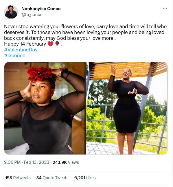 Mzansi Excited As Laconco Reveals Hourglass Figure To Celebrate Valentine’s Day (Pictures) 2