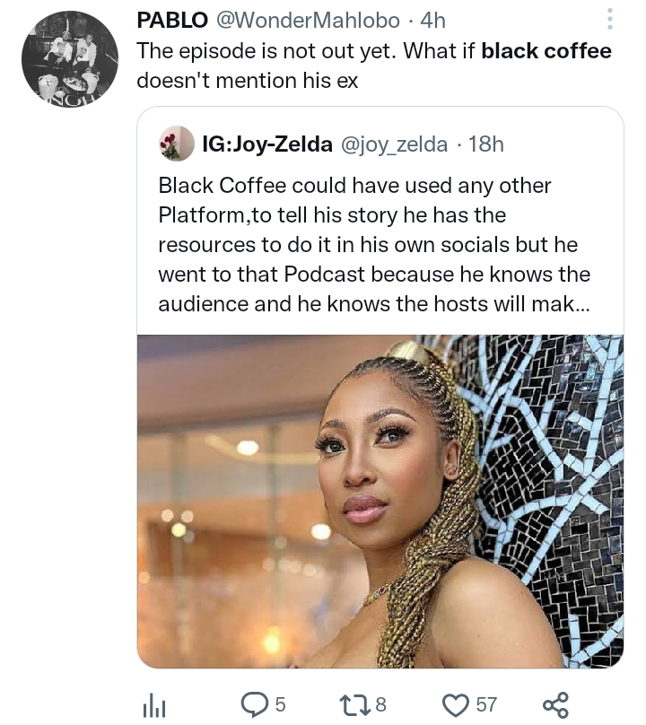 Mzansi Reacts To Black Coffee Going On &Quot;Podcast &Amp; Chill&Quot; 5