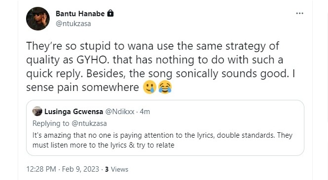 “Stupid” – Ntukza Responds To Critics Of His “Long Road To Freedom” Diss Against K.o 2