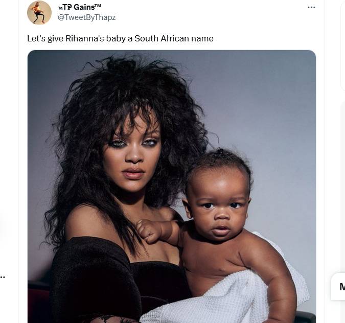 Zulu Names Galore: Rihanna’s Son Gets Named By Many South African Fans 2