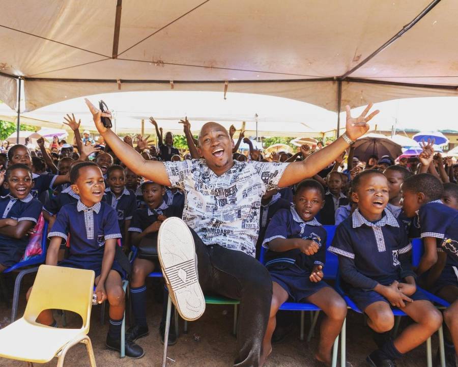 In Pictures: Khuli Chana Donates School Uniforms &Amp; Stationery To Students In Bethanie 6
