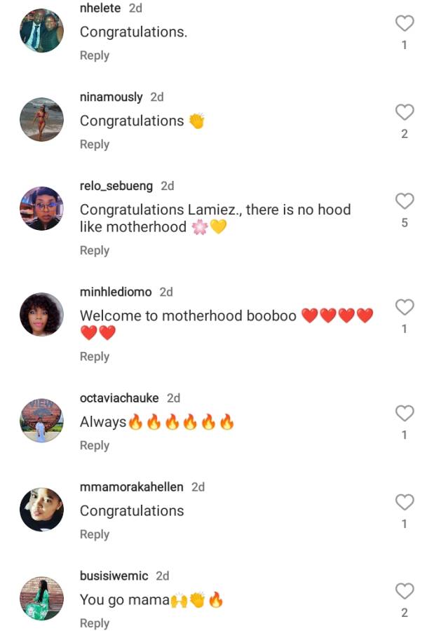 Fans Congratulate Lamiez Holworthy After She Hinted At Her Baby’s Arrival 4
