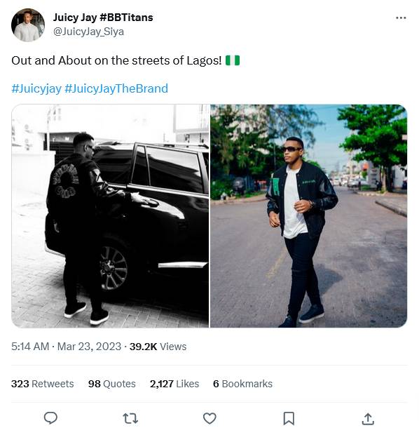 Juicy Jay Gets A Warm Welcome In Nigeria 2