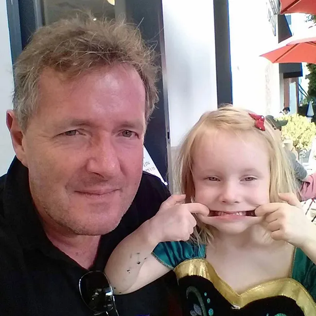 Rare Picture Of Piers Morgan With Daughter Elise Charms Netizens 2