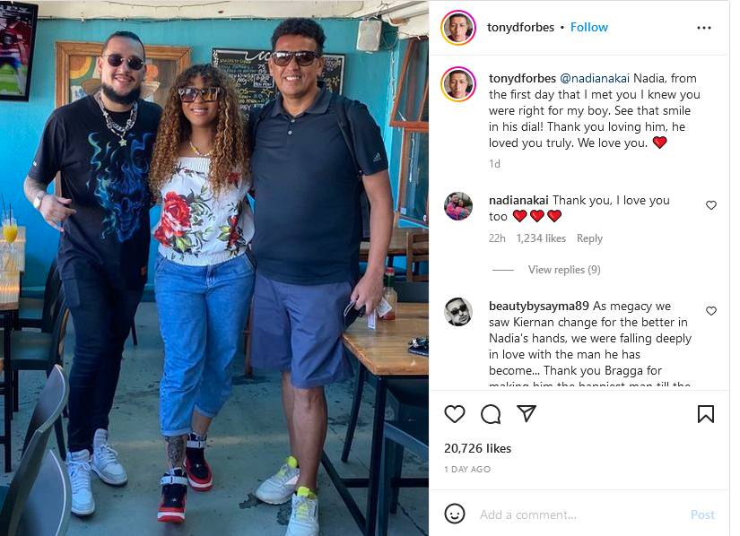 Tony Forbes Shares Deeply Moving Thoughts On Son Aka'S Relationship With Nadia 2
