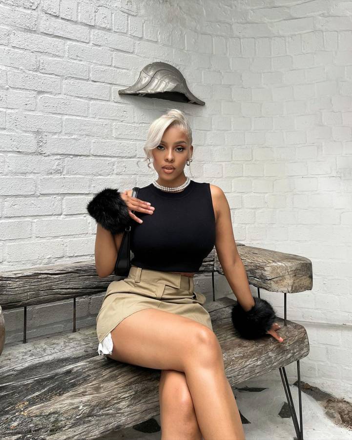 In Pictures: Kefilwe Mabote Stuns With New Blonde Locks 3