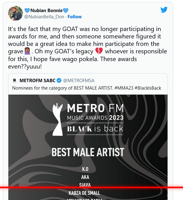 Metro Fm Music Awards: The Megacy Maintains Aka'S Stance On Music Awards 2