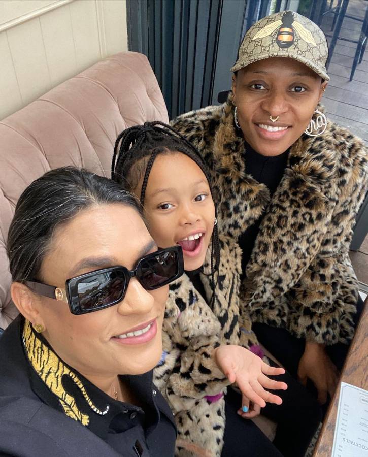 In Pictures: Dj Zinhle &Amp; Nadia Nakai Spend Time With Aka'S Family 5