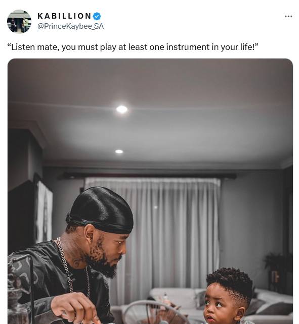 Prince Kaybe Shares Picture Of Adorable Son, Drops Advice For Him 2