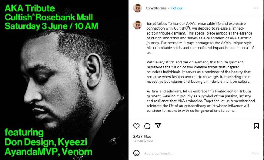 Aka'S Father Launching Limited-Edition Tribute T-Shirt In Slain Rapper'S Honour 2
