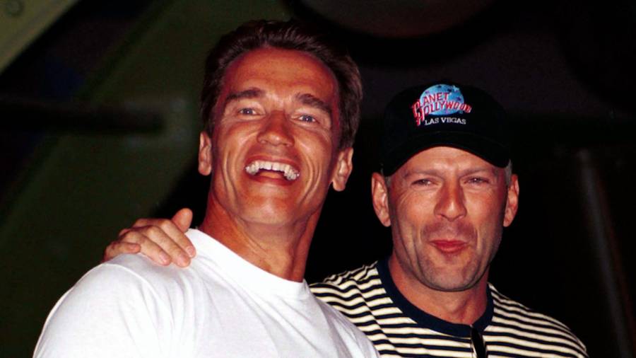 Arnold Schwarzenegger Celebrates Bruce Willis On Retirement