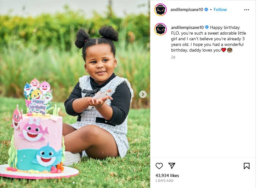 Baby Flo At 3: Sithelo Shozi, Tamia Mpisane, Others Celebrate Andile Mpisane'S Daughter 3