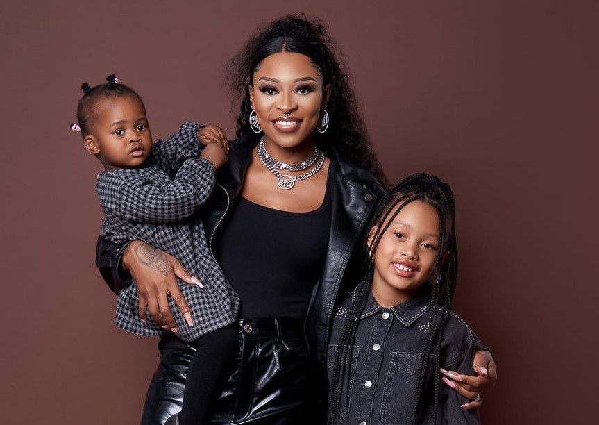 DJ Zinhle’s Touching Mother’s Day Message To Daughters Kairo & Asante