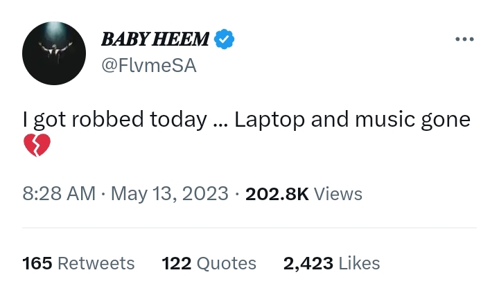 Flvme Loses Music In Recent Robbery 2