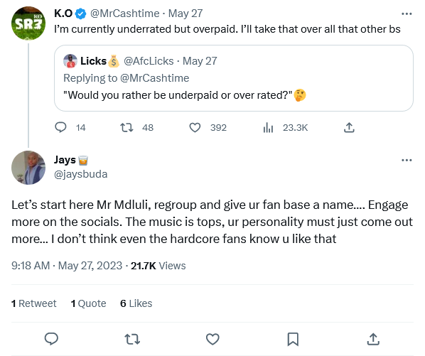 K.o. On Not Oversharing About His Personal Life 2