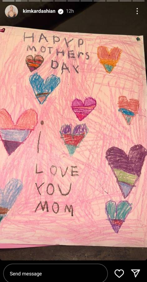 Kim Kardashian Sent Her Sweet Mother'S Day Messages 4
