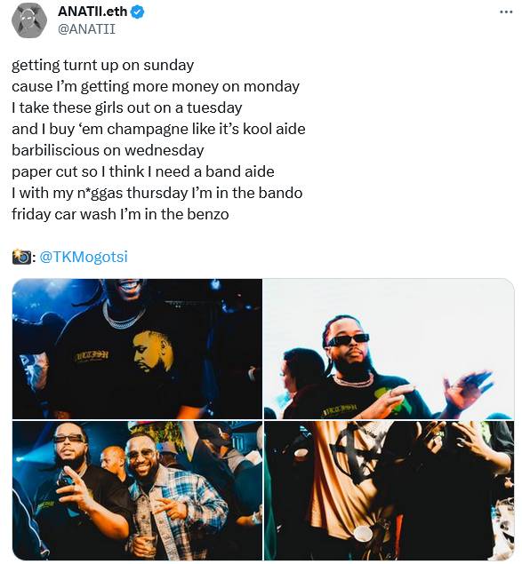 Anatii Flaunts Aka Sweater, Spends Time With Cassper, Dj Maphorisa At The Club (Photos) 2