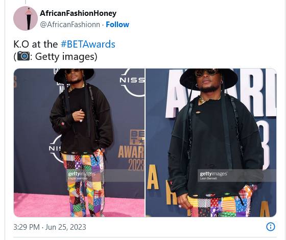 Bet Awards 2023: Pictures Of Uncle Waffles, Pabi Cooper, &Amp; K.o. On The Red Carpet Excite Mzansi 4