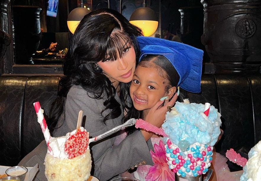 In Pictures: Proud Moment Cardi B Celebrates Daughter Kulture During Graduation