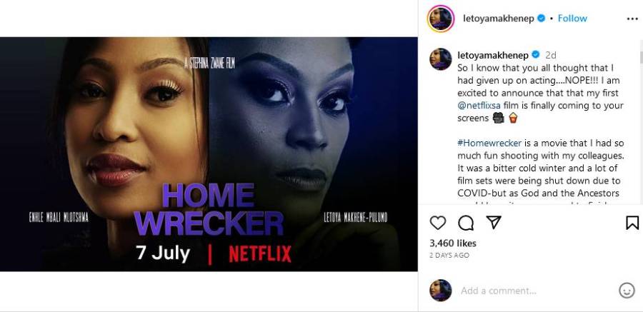 Letoya Makhene Snags New Role On Netflix’s &Quot;Home Wrecker&Quot; Alongside Enhle Mbali 2