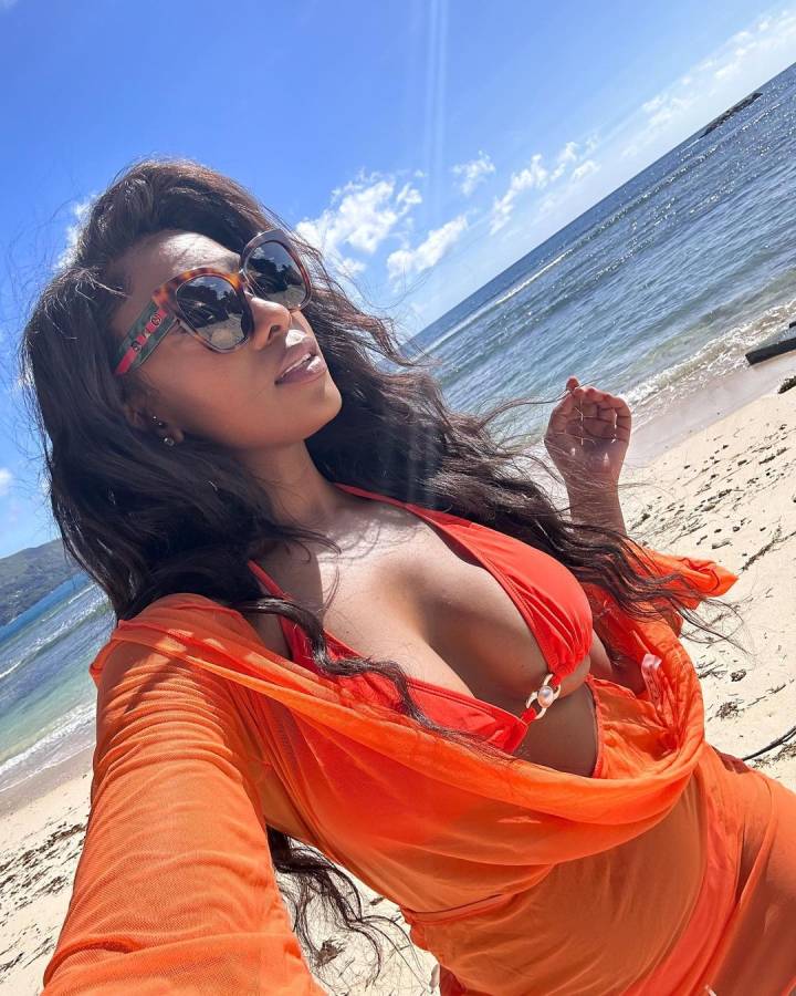 Amid Criticisms Over Her New Man, Pearl Modiadie Shares New Pictures With Him