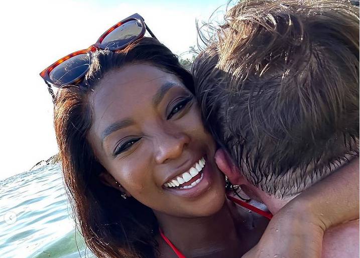 Mzansi Reacts As Pearl Modiadie Flaunts Her New Man On Holiday At Undisclosed Location