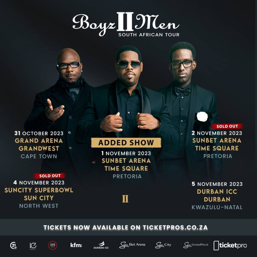 Additional Boyz Ii Men Show Confirmed For South African Tour 1