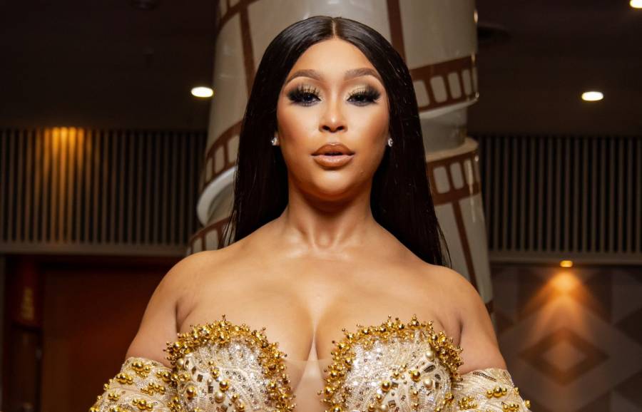 Mzansi Impressed With Minnie Dlamini’s Outfit To The KZN Film & Awards – See Pictures