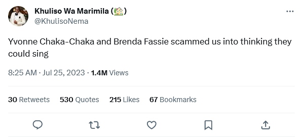 Big Debate On Mzansi Twitter On Whether The Late Brenda Fassie Was A Great Singer 2