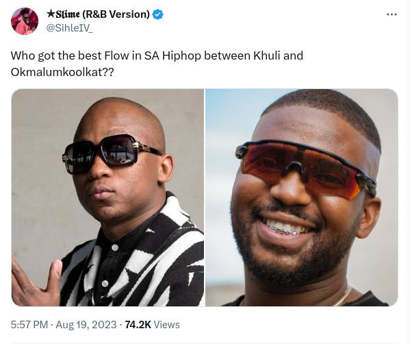 Khuli Chana Or Okmalumkoolkat? Fans Divided Over Who Has The Best Rap Flow 2