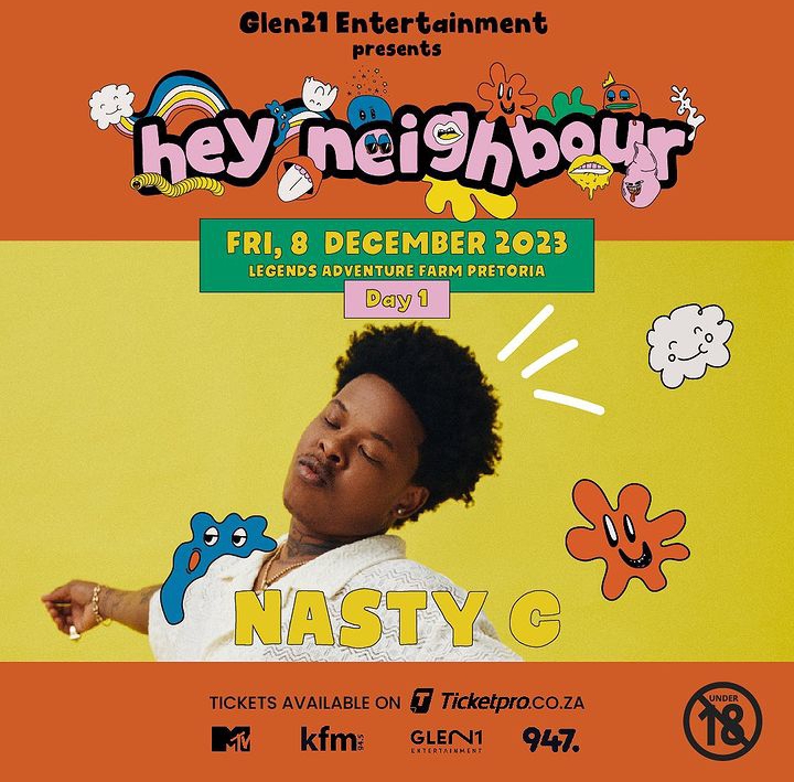 Nasty C Joins ‘Hey Neighbour’ Concert Lineup 1