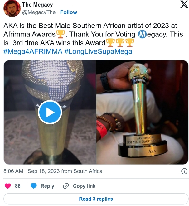 Aka Wins Another Afrimma Award 2