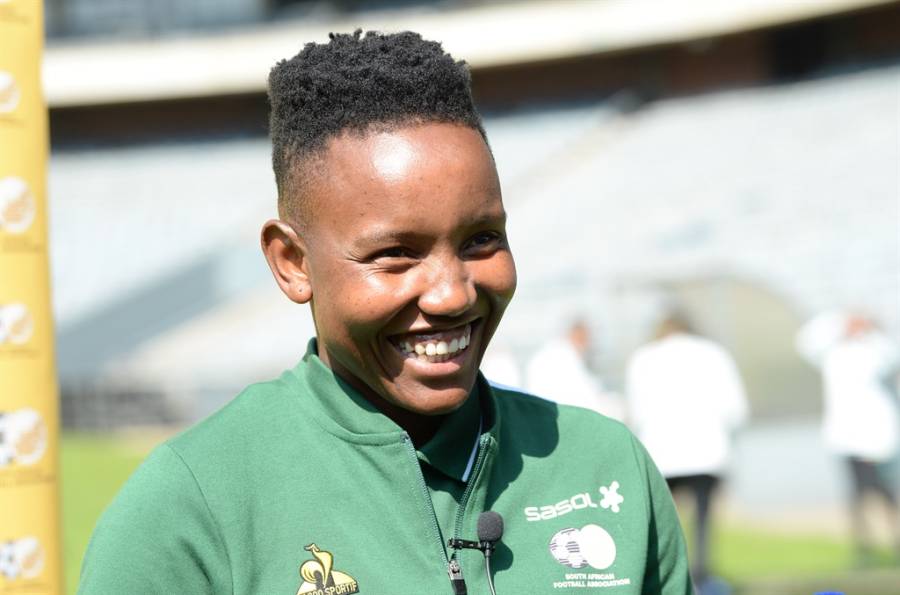 Andile Dlamini Celebrates Her Team'S Cosafa Success 1