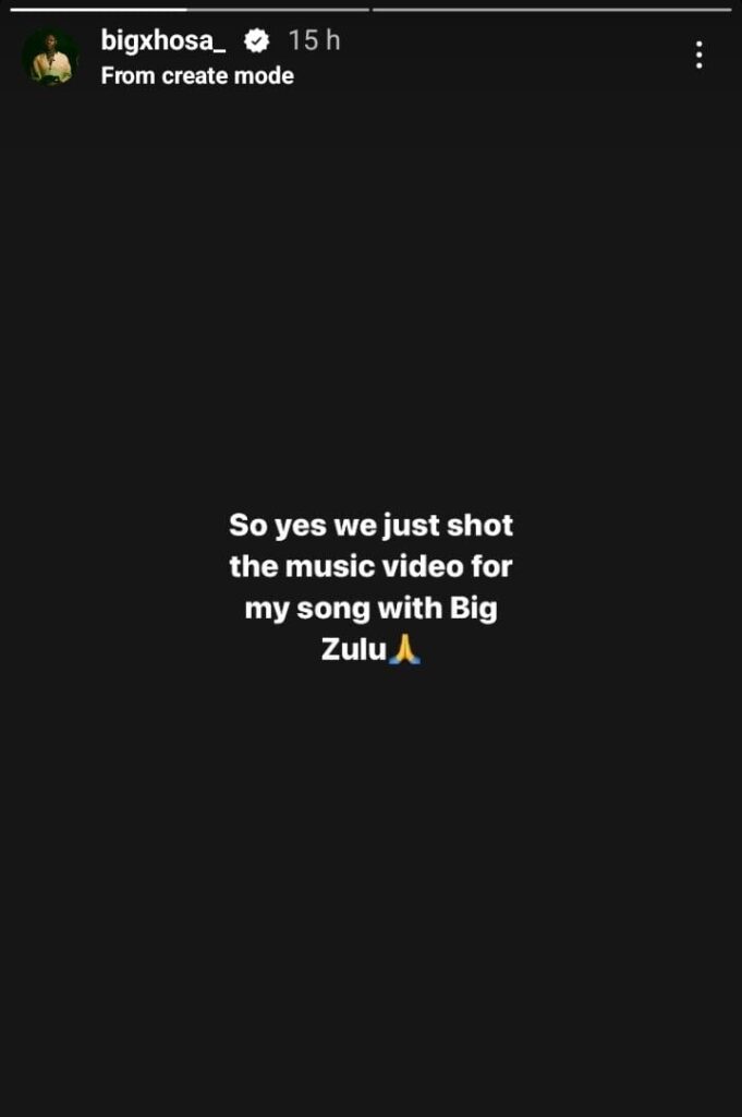 Watch: Big Xhosa Affirms Music Video Shoot With Big Zulu 2