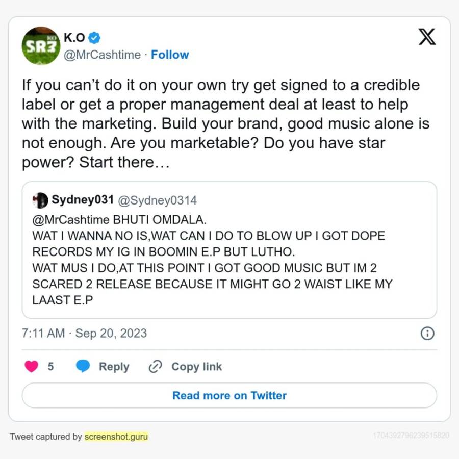 How To Blow Up As An Upcoming Artist — The Gospel According To K.o. 2