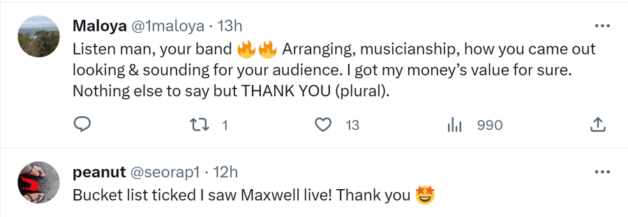 Maxwell Shows Love To Johannesburg After Dstv Delicious Festival Performance: “I Love You Joburg” 4