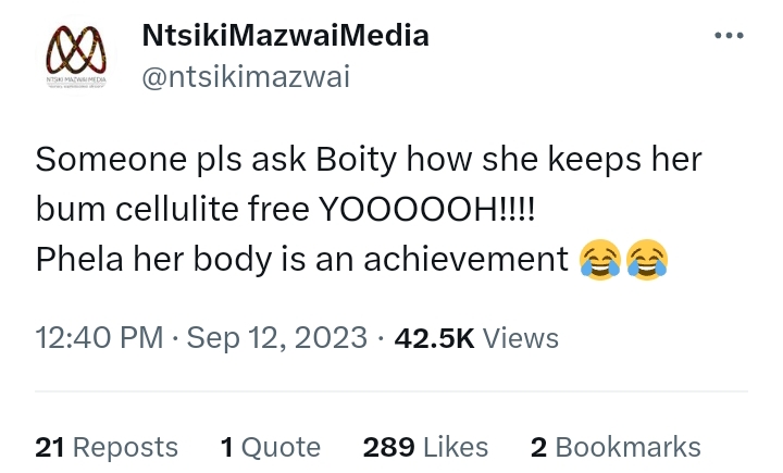 Ntsiki Mazwai Is Stunned By Boity Thulo’s Body 2
