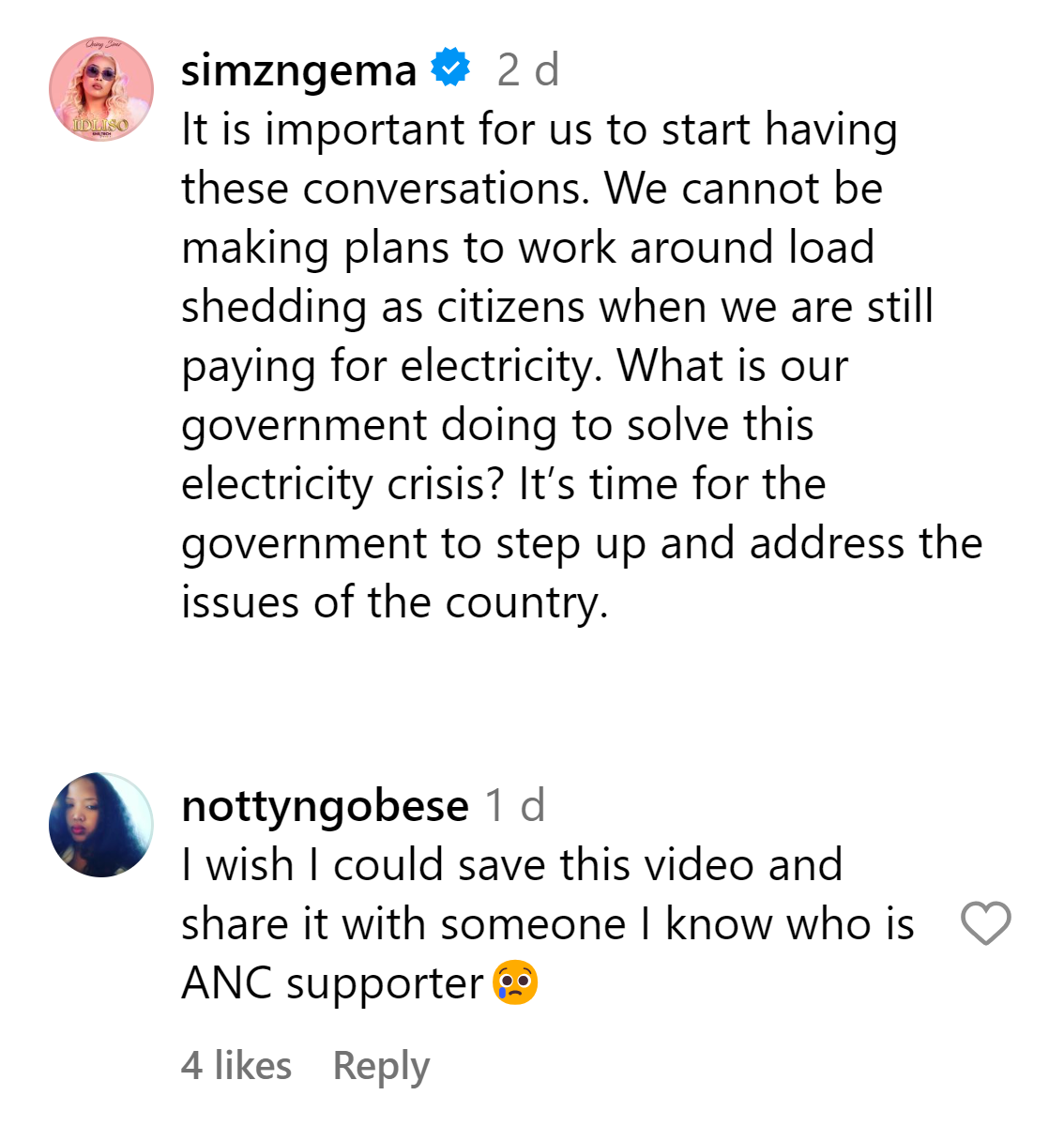 Power Outages Spark Outrage: Simz Ngema Voices Concerns Over Loadshedding Impact On Small Businesses 2