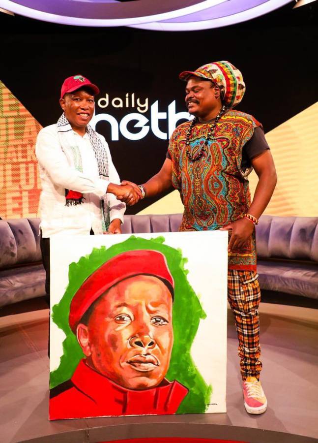 Rasta'S Latest Painting Of Julius Malema Creates Stir Online 1