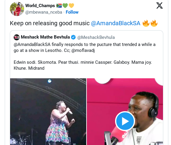 Amanda Black Reacts To Negativity Over Her Performance Photo 2