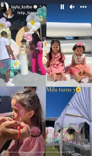 In Pictures: Cheslin Kolbe'S Wife Layla Celebrates Their Daughter Mila'S 3Rd Birthday 3